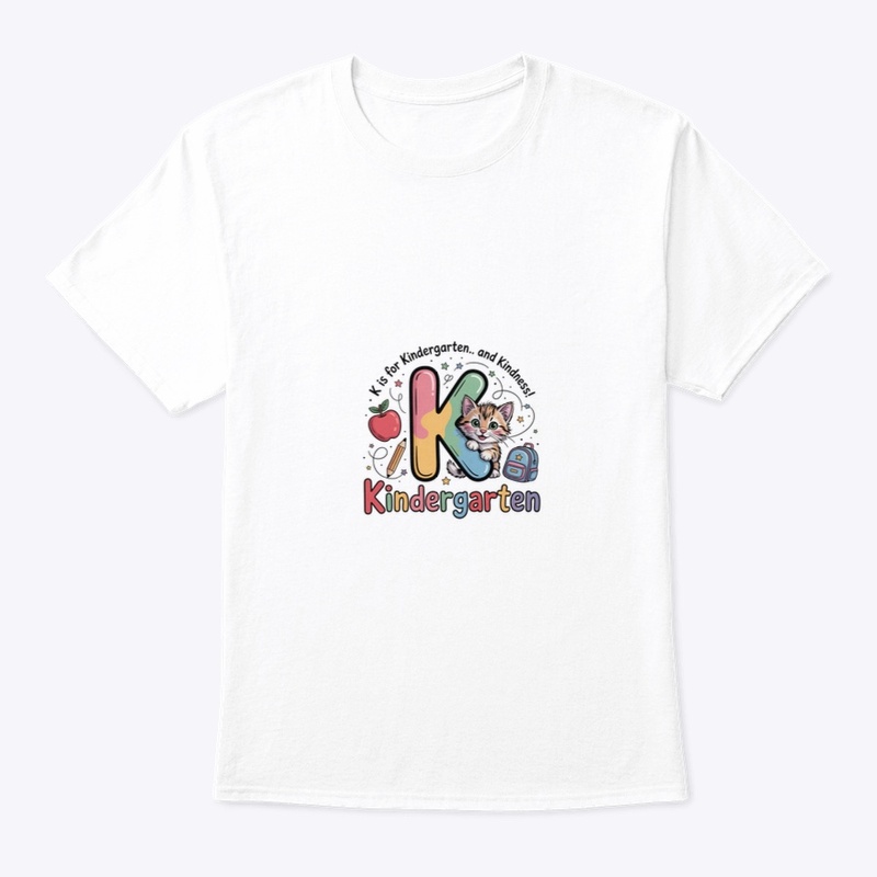 Cute Kindergarten Cat Shirt 