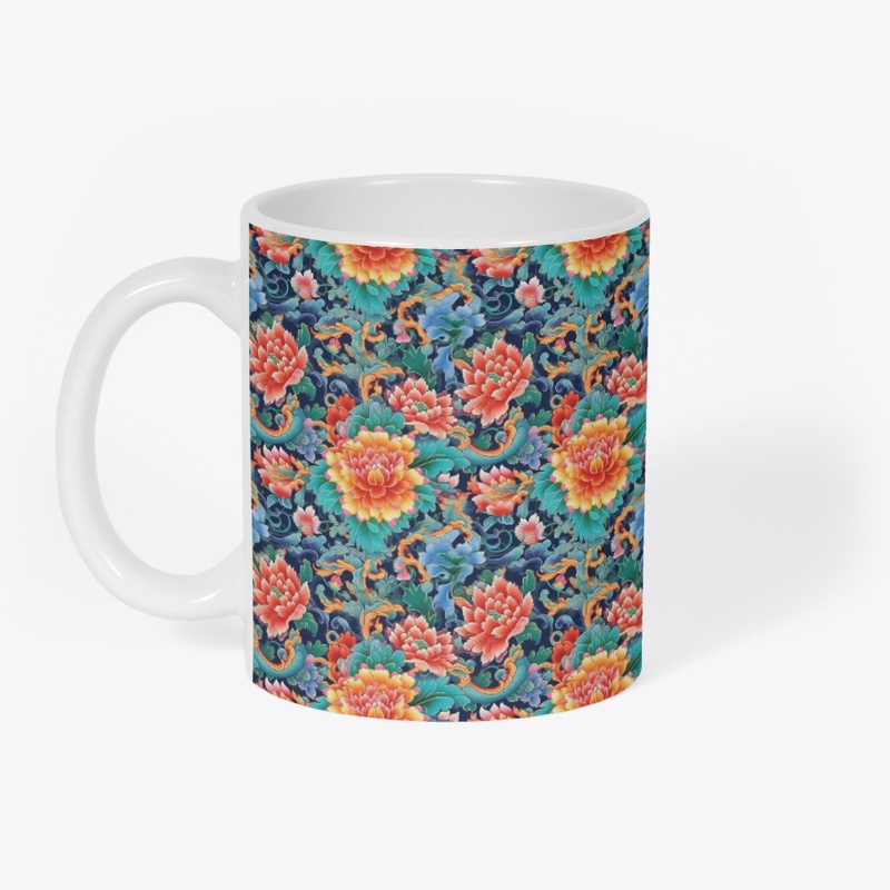Floral Chinese Intricate pattern
