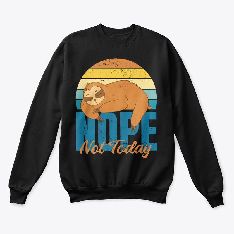 Sleeping Sloth, Retro Sunset