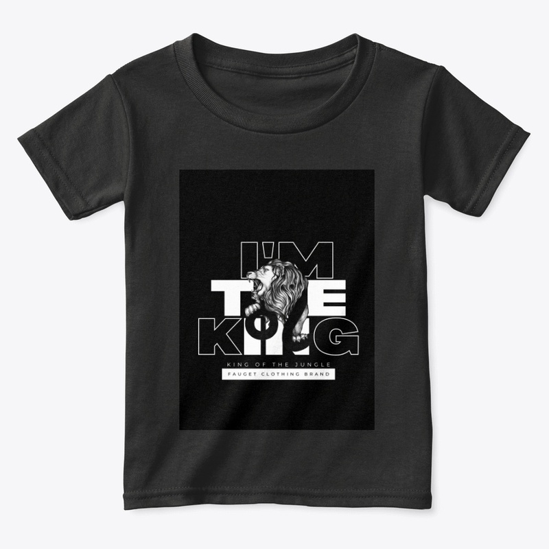 "Royal Black t-shirt 'I am the King'