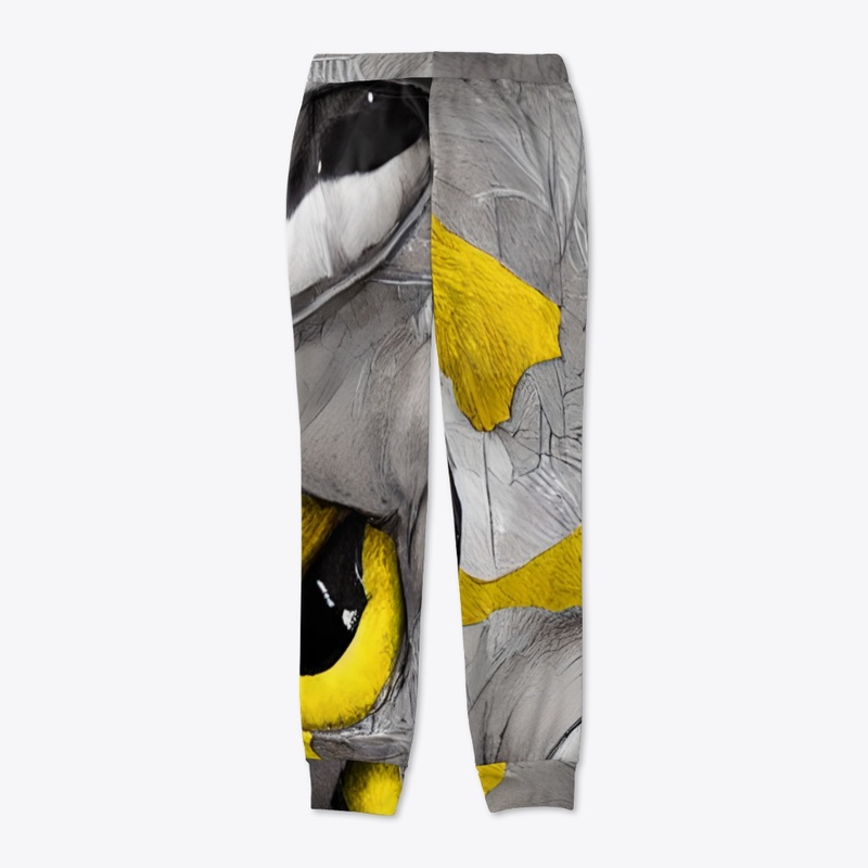 Black, Gray and Gold Abstract Design 