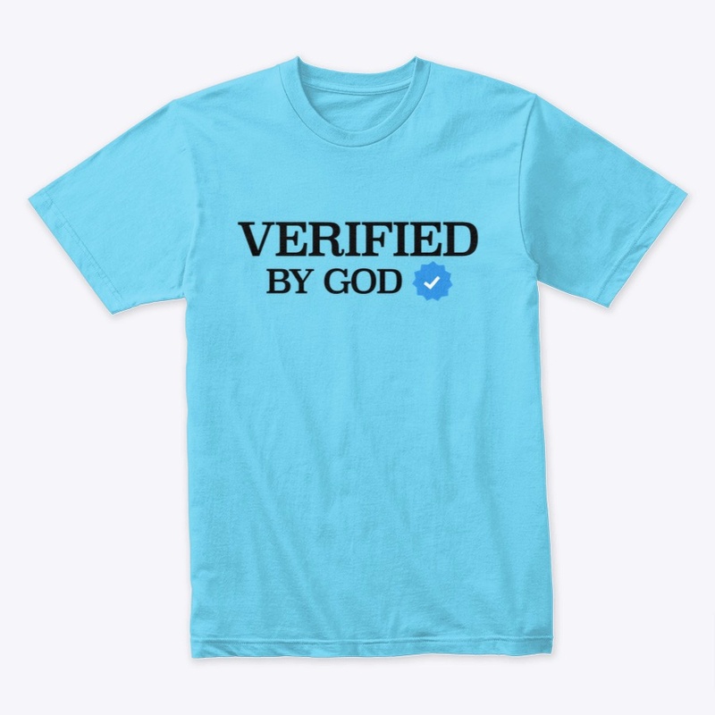 VERIFIED BY GOD (black Logo)
