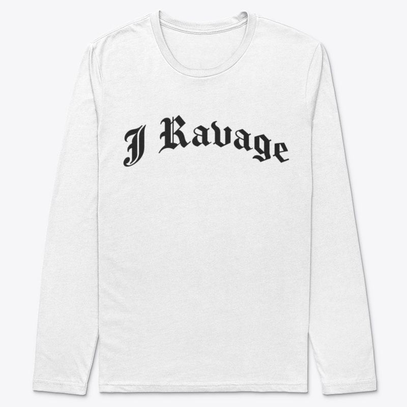J Ravage Name Text Black