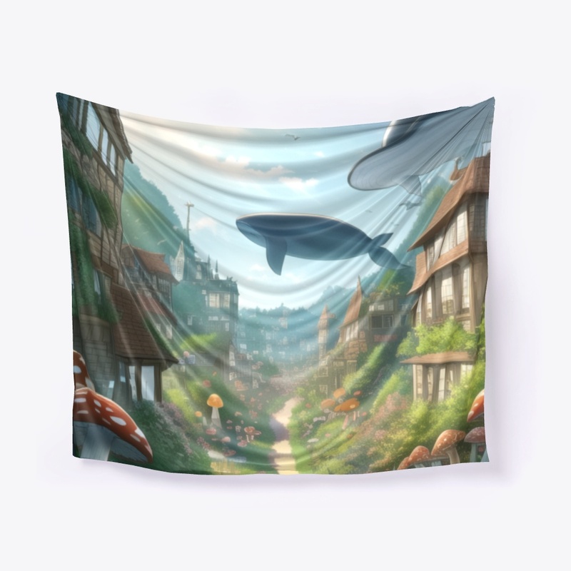 Flying Whales Visit Town