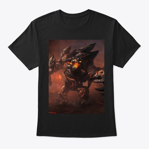 Obsidian Malphite Black Camiseta Front