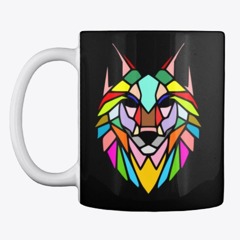 COLOURS WOLF MUG – LAIKACREATIONS