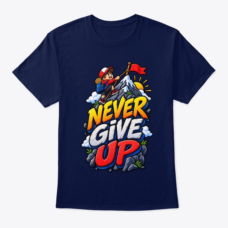Never Give Up – Mountain Climber