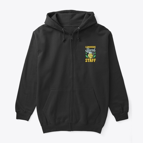 Lemonade Stand Staff Black T-Shirt Front