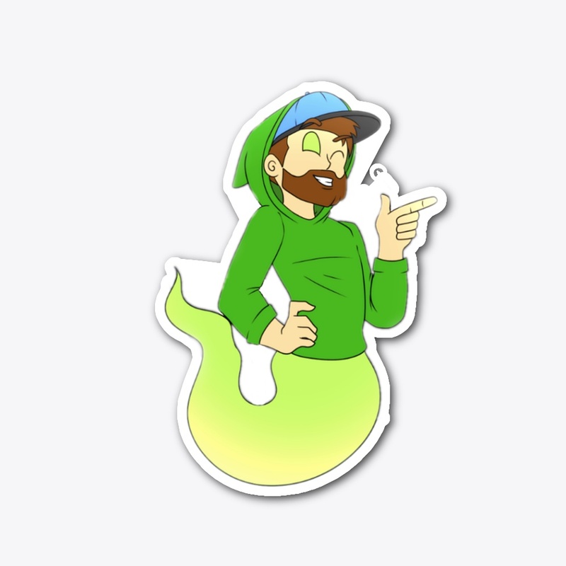 Ghosty Johnny Sticker 