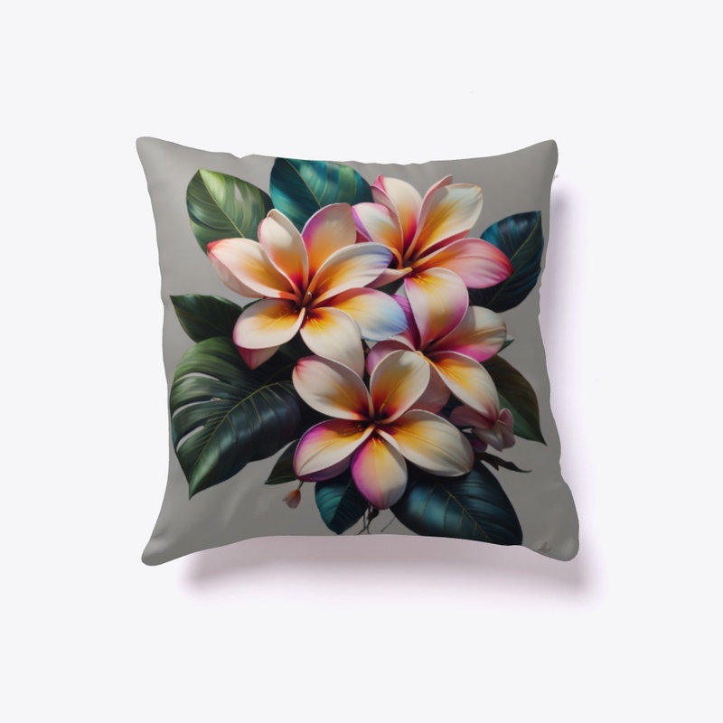 Plumeria (Vibrant Abstract)