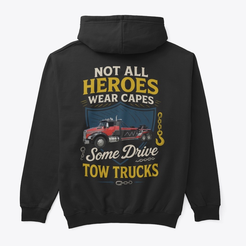 Tow Truck Hero – Back Print Design