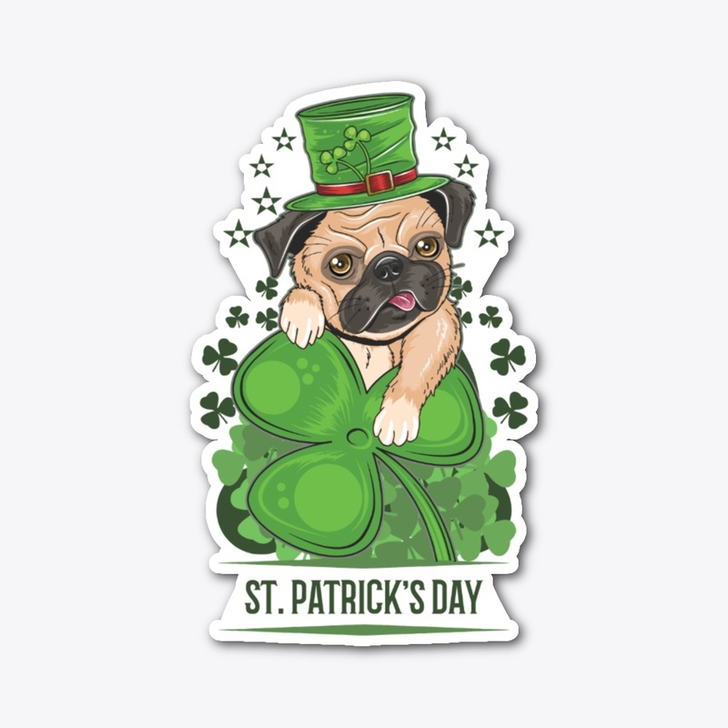 Pug St. Patrick's Day