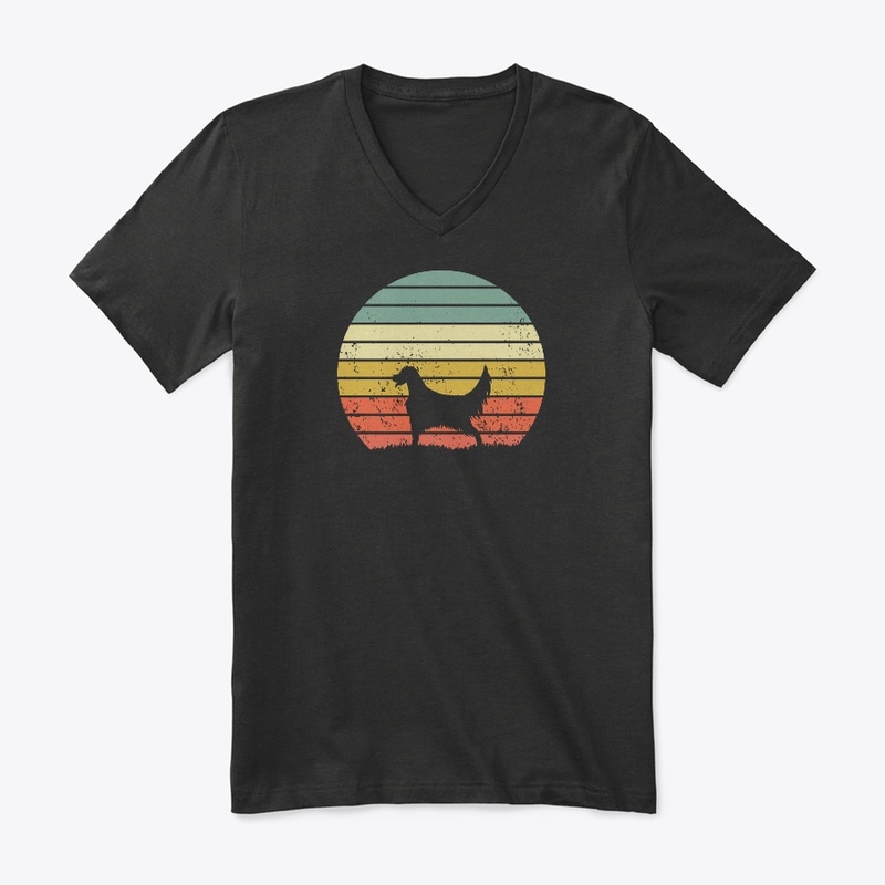 Retro English Setter Dog Puppy Lover