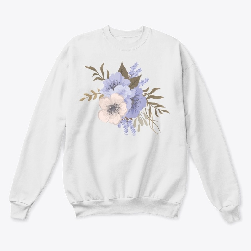 Realistic Blue Flower Design