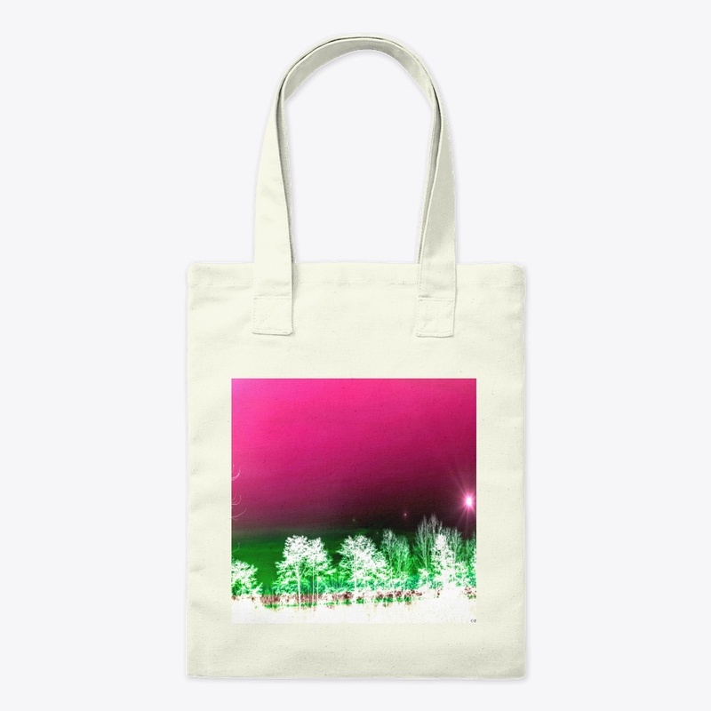 pink neon sky pattern