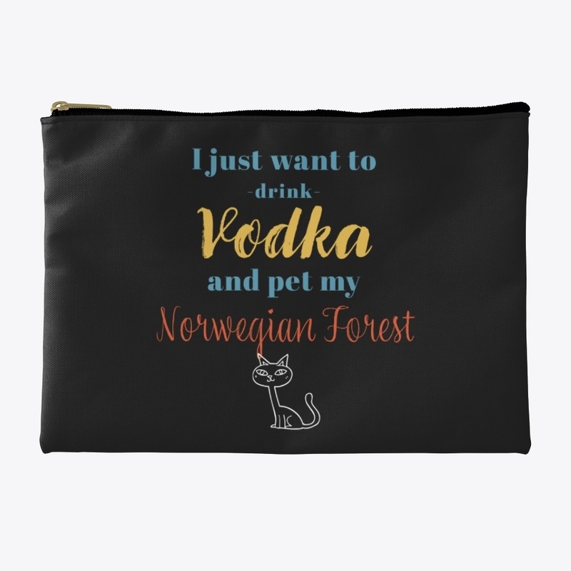 Drink Vodka Norwegian Forest Cat