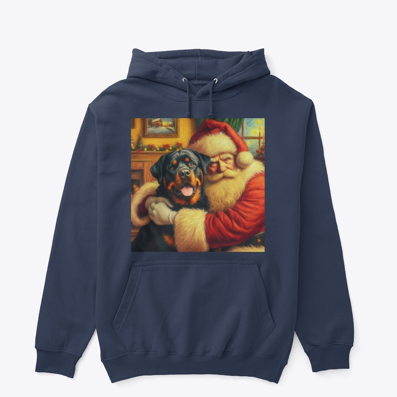 Rottweiler & Santa