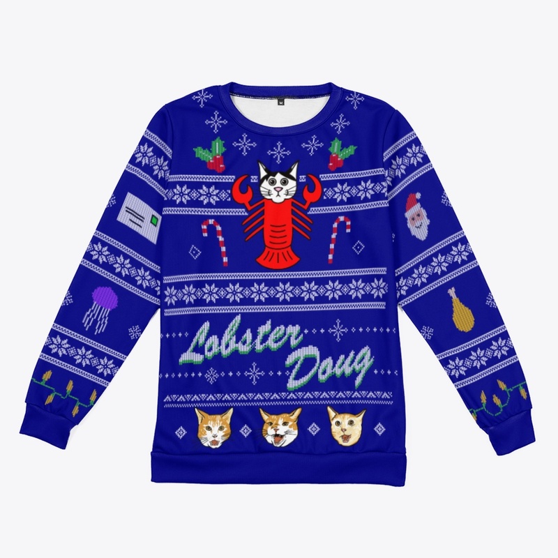 Lobster Doug Holiday Sweater