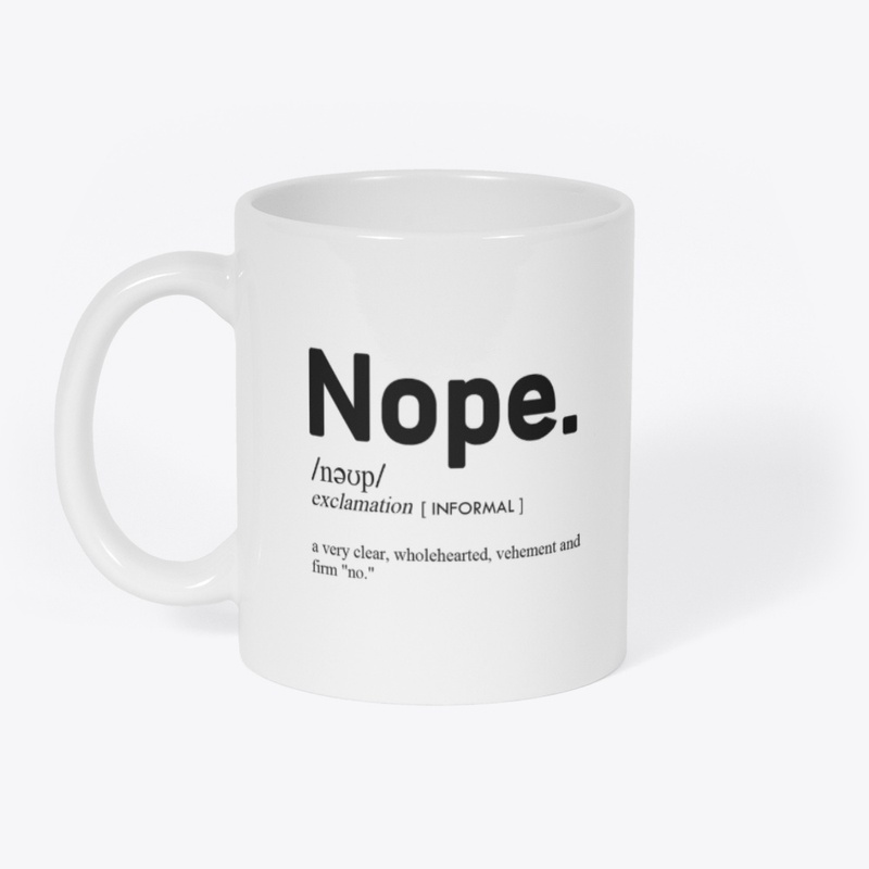 Nəʊp. Mug
