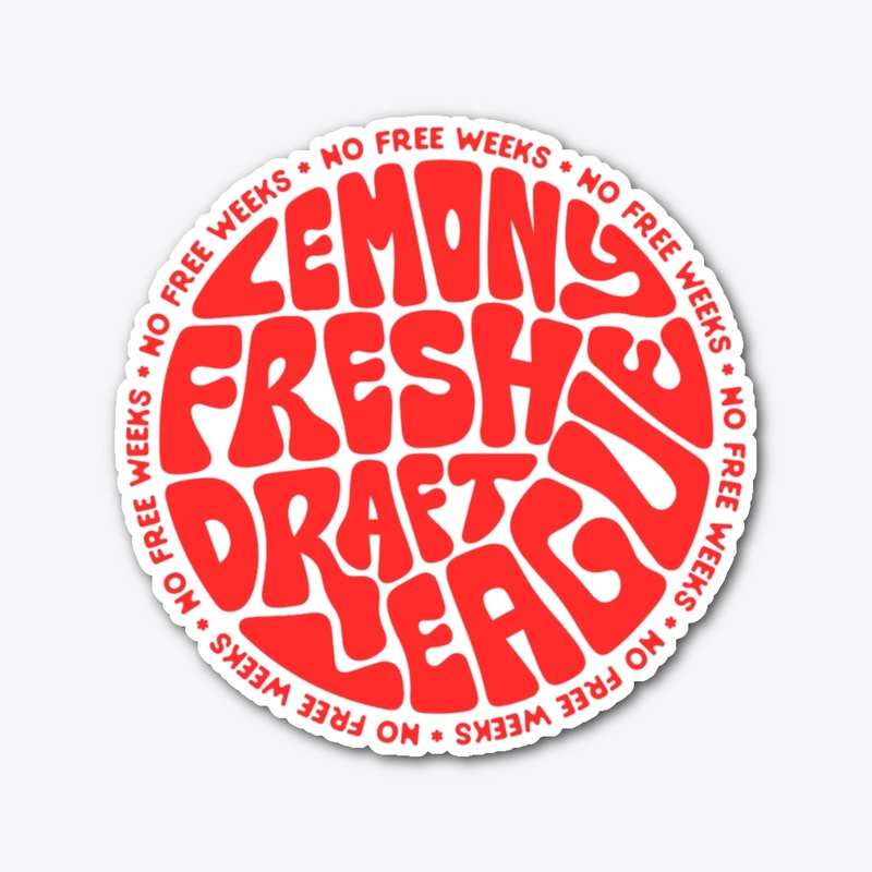 lemony fresh draft league sticker