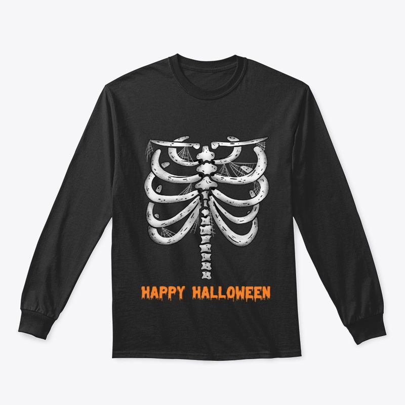 Happy Halloween Ribcage 