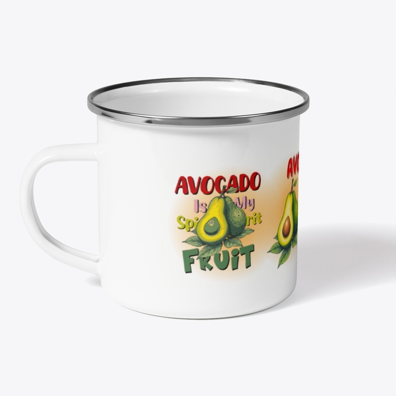 Avocado Camping Mug – Durable & Cool Mug
