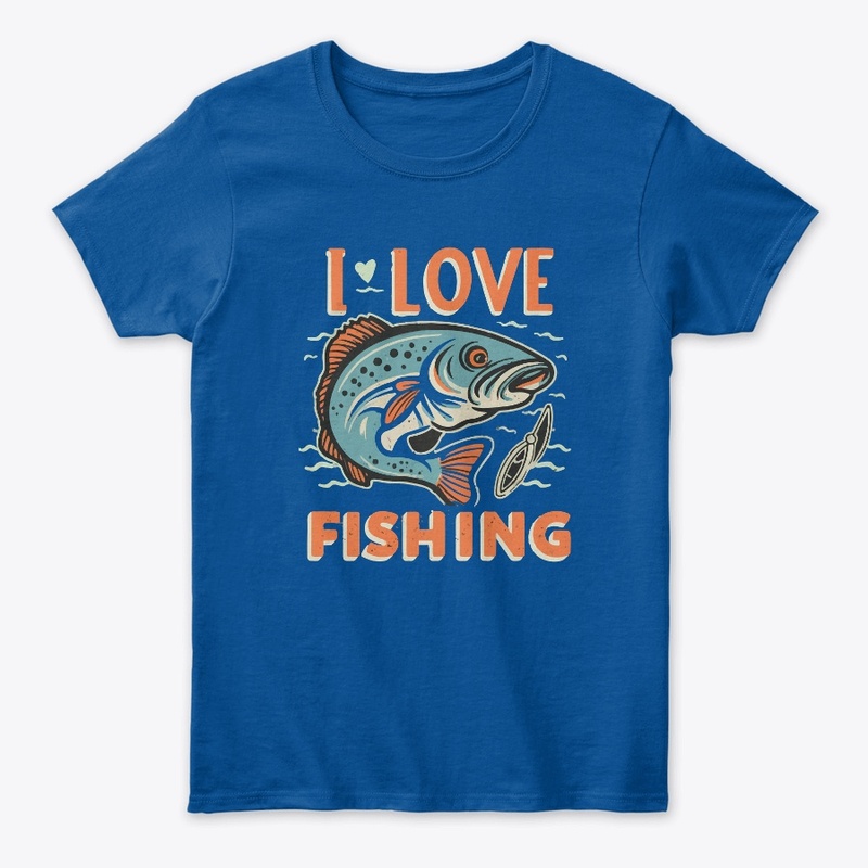 Fishing t-shirt design 