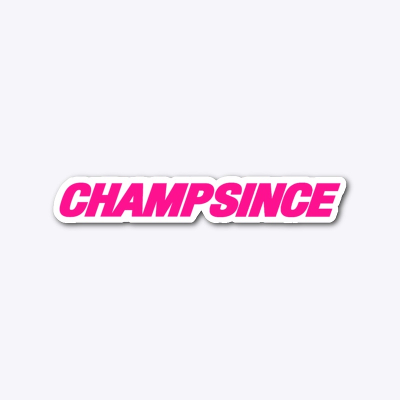 CHAMPSINCE Logo Sticker