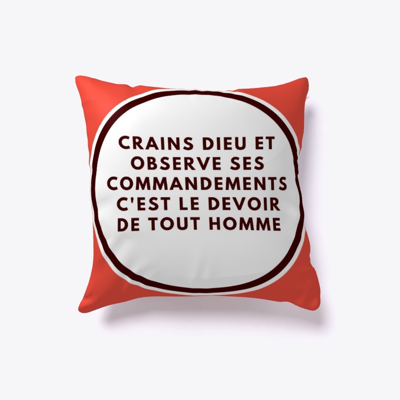 Craindre Dieu, observe ses commandements