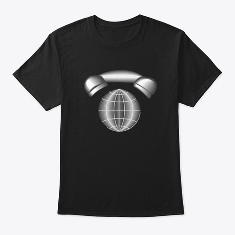 Interior Communications Electrician (Ic) Black T-Shirt Front