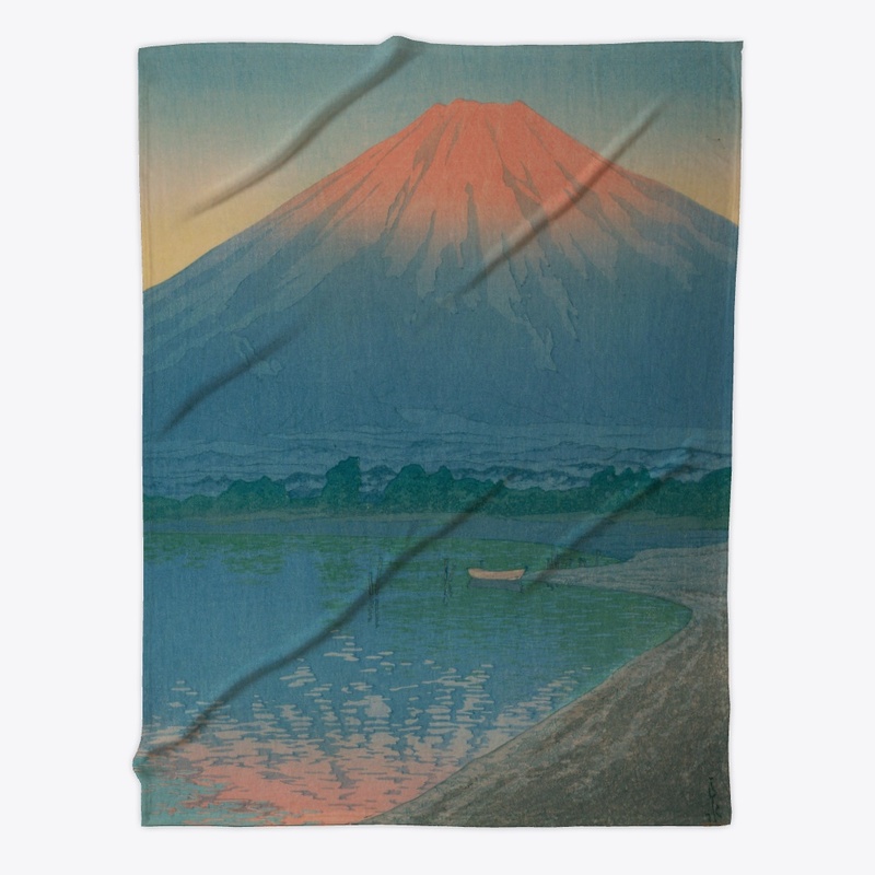Ukiyoe "Yamanaka Lake" by Hasui Kawase 
