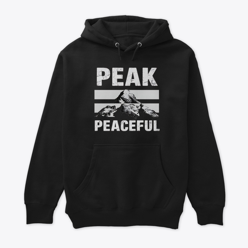 Peak peaceful t-shirt design