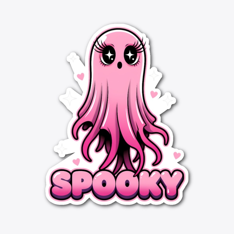 Kawaii Star-Eyed Ghost