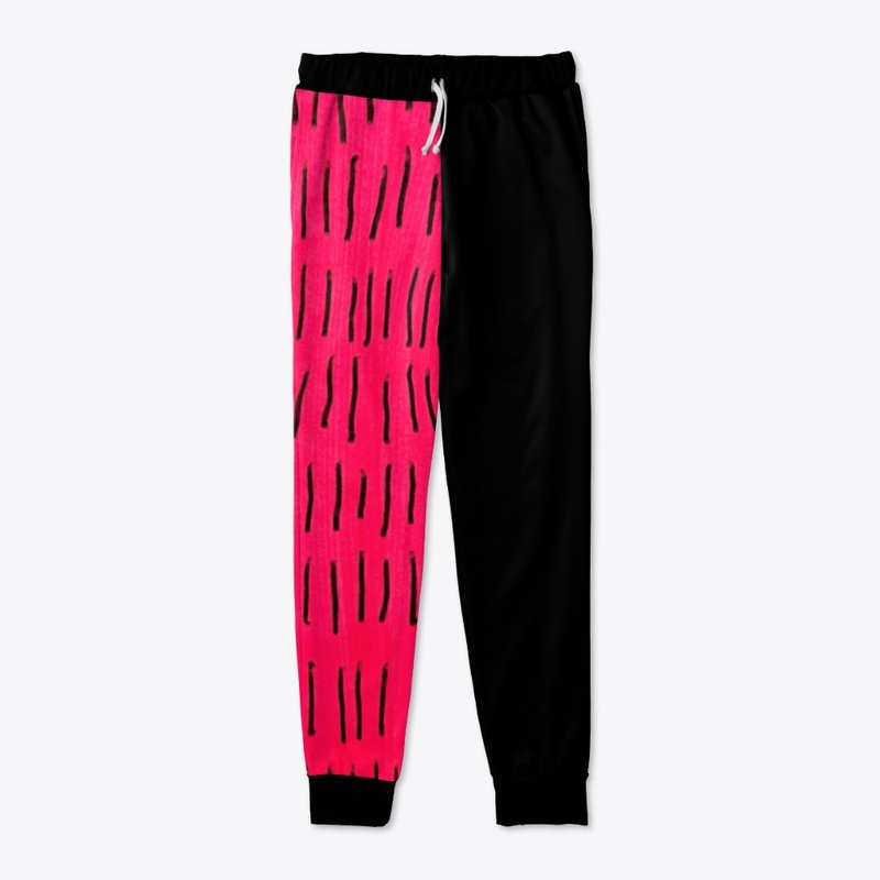 Hot Pink Pen Lines