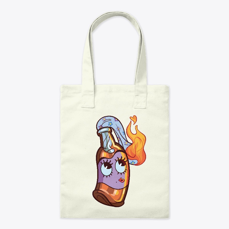 Retro Cartoon Molotov Cocktail