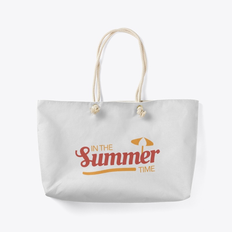 Summer Time with Retro Print T-Shirt 