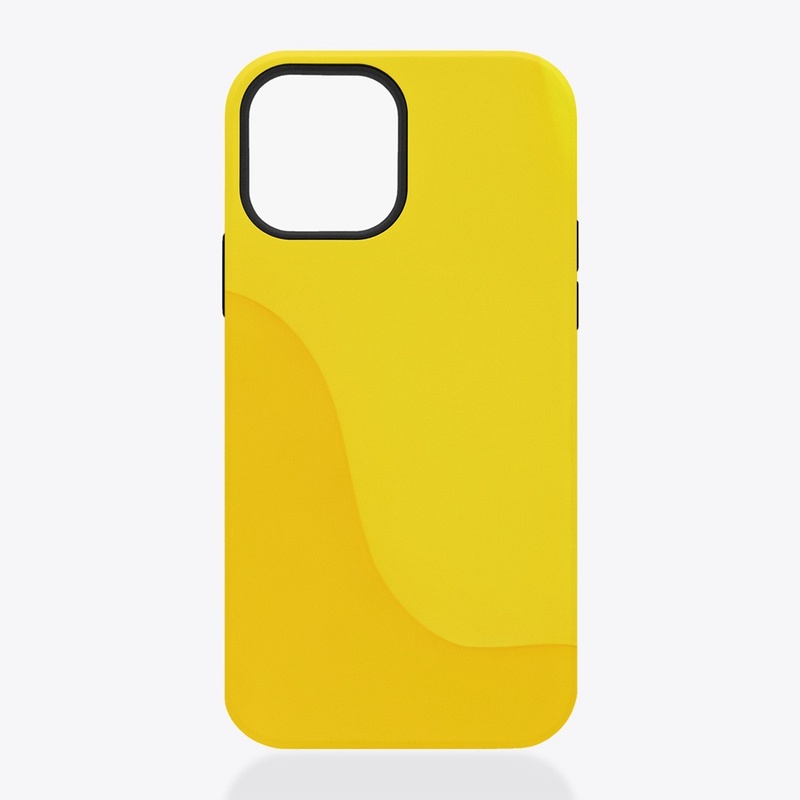 Yellow Wavy Phone Case