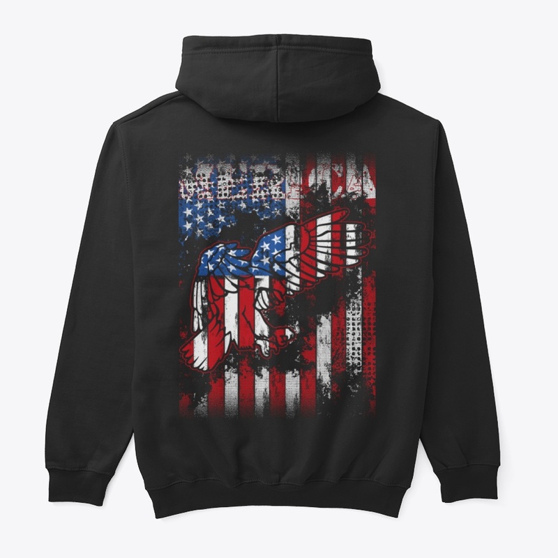 Merica Eagle Flag