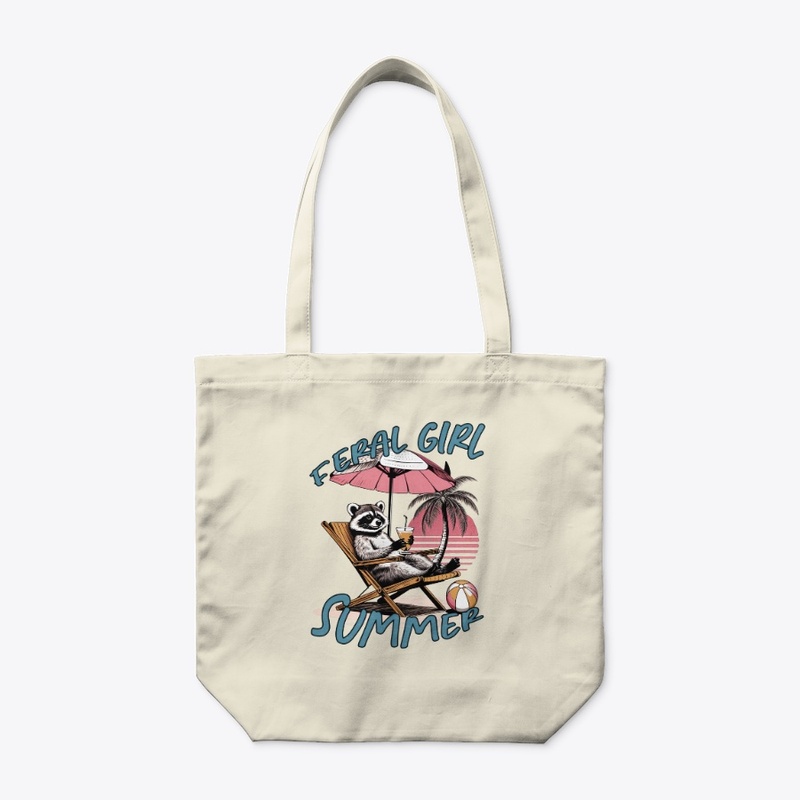 Feral Girl Summer, Beachy Raccoon