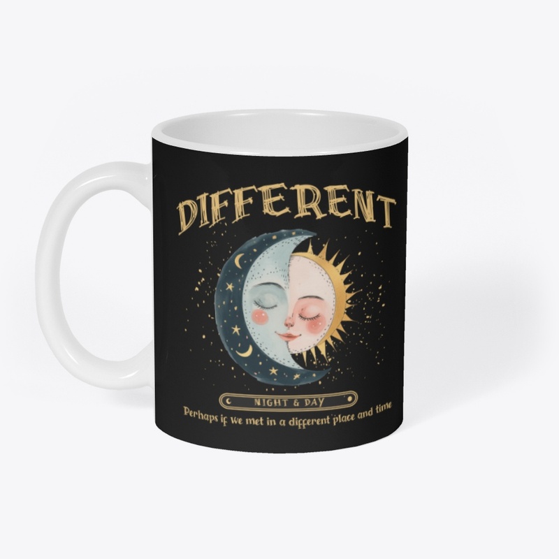 Different Night & Day Celestial Moon Sun