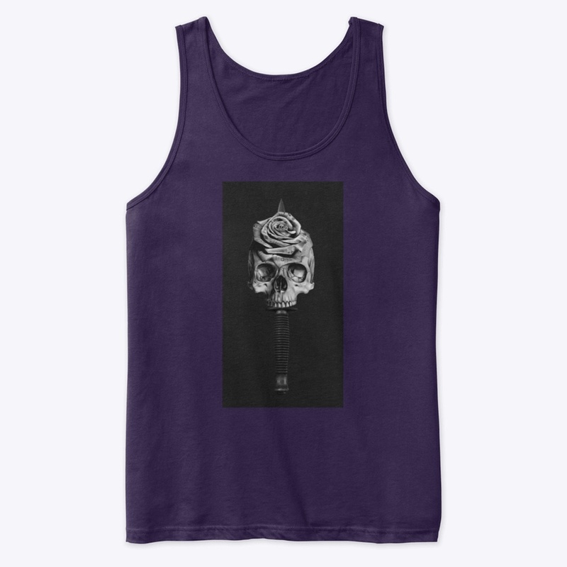 Skull rose and dagger