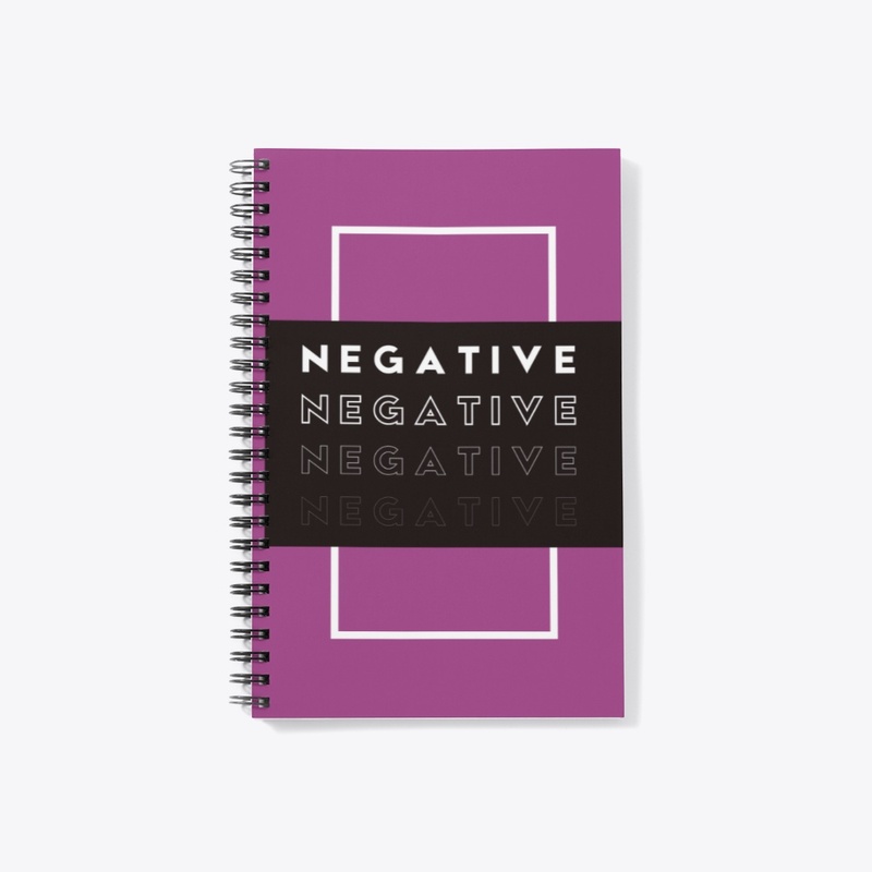 Negative in pink