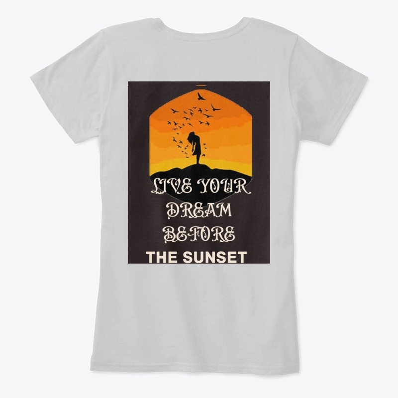 Live your dream motivational design 