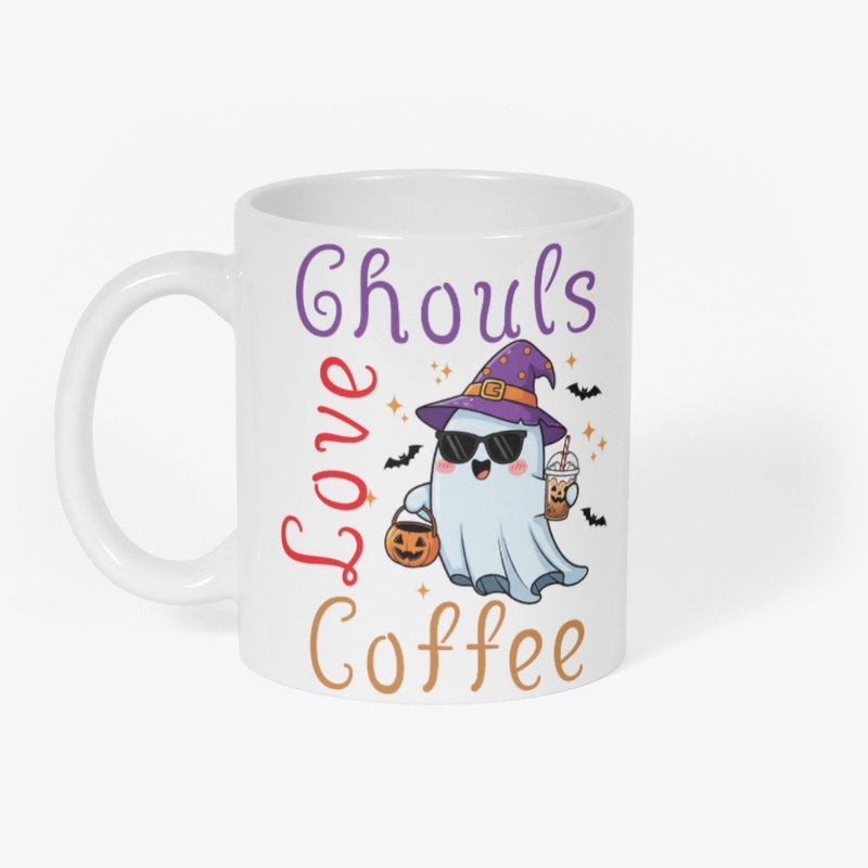 Ghouls Love Coffee Halloween