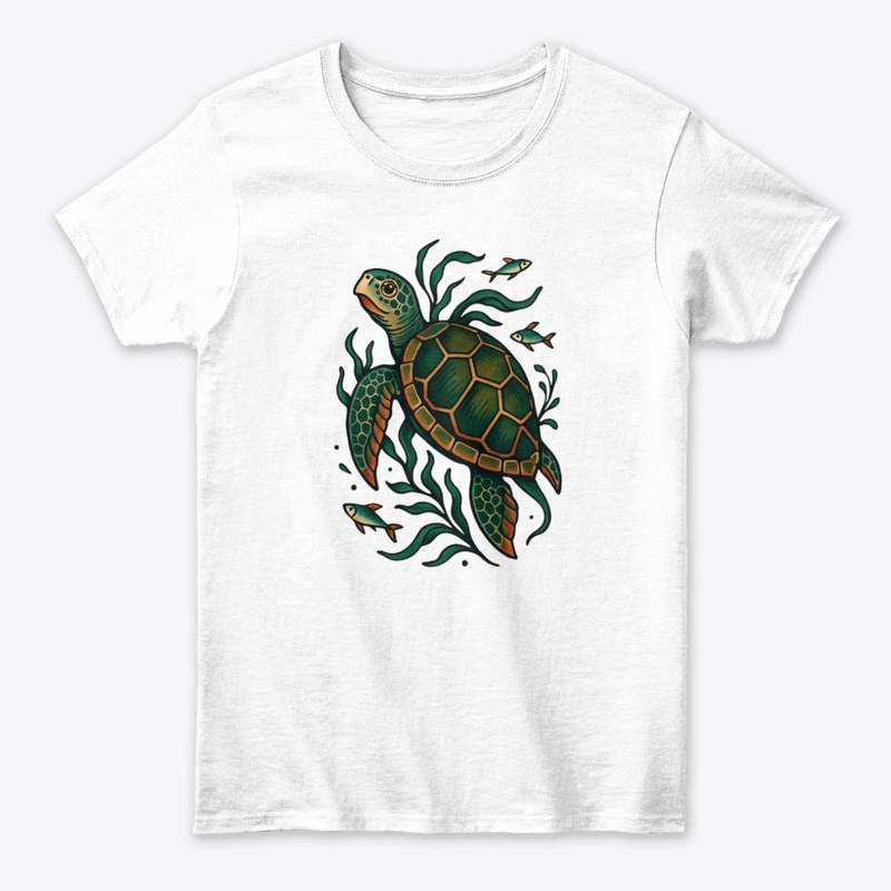 Turtle Ocean Art
