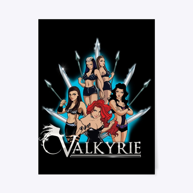 Throwback Valkyrie Poster (18x24)