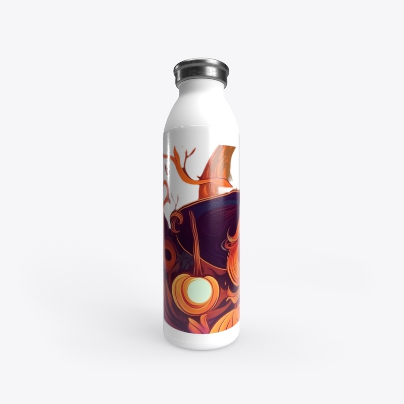 Stainless Water Bottle,Haloween Witch