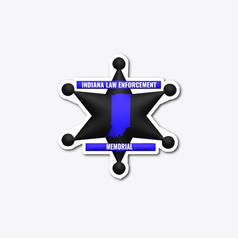 Indiana Law Enforcement Memorial Sticker