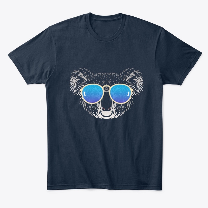 Cute Koala in Sunglasses (Colored+sg09)
