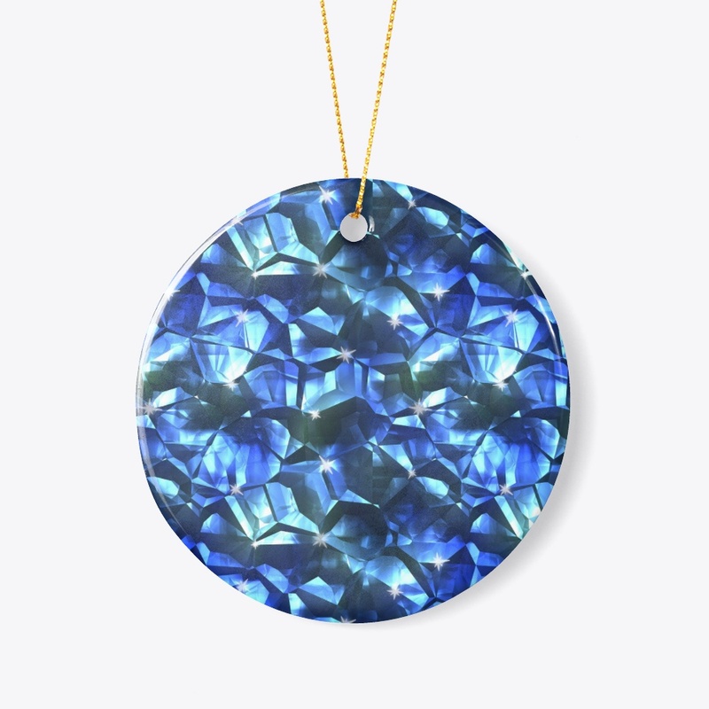 Blue Crystal Pattern 